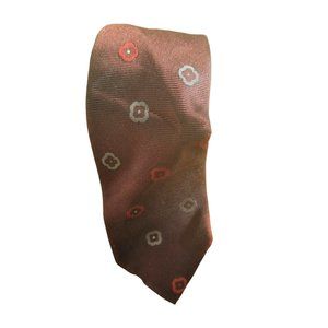 MASSIMO BIZZOCCHI Floral Design Tie Necktie 100% Silk Made In Italy